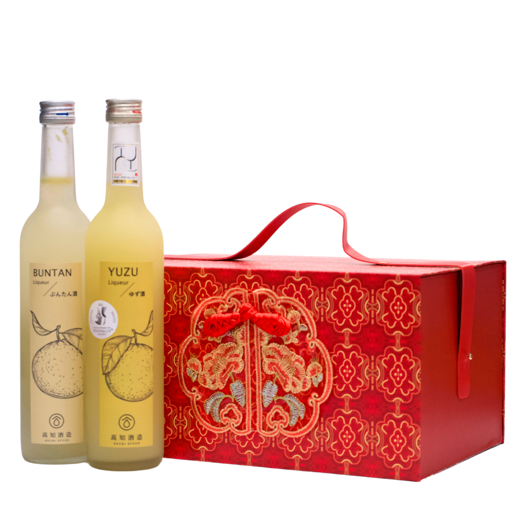 高知酒造皇牌產品 | "柚個祝福" 新年禮盒 (柚子酒,文旦酒各一)